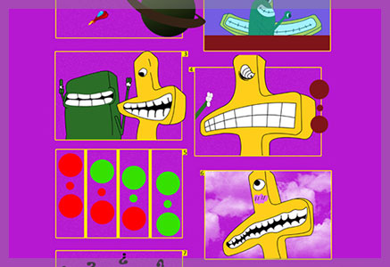 Miniature storyboard